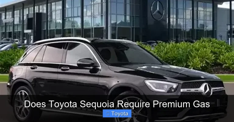 Does Toyota Sequoia Require Premium Gas