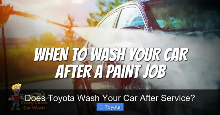 Does Toyota Wash Your Car After Service?