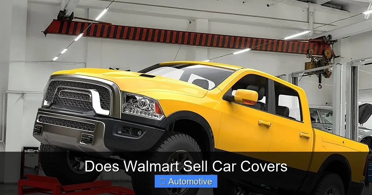 Does Walmart Sell Car Covers