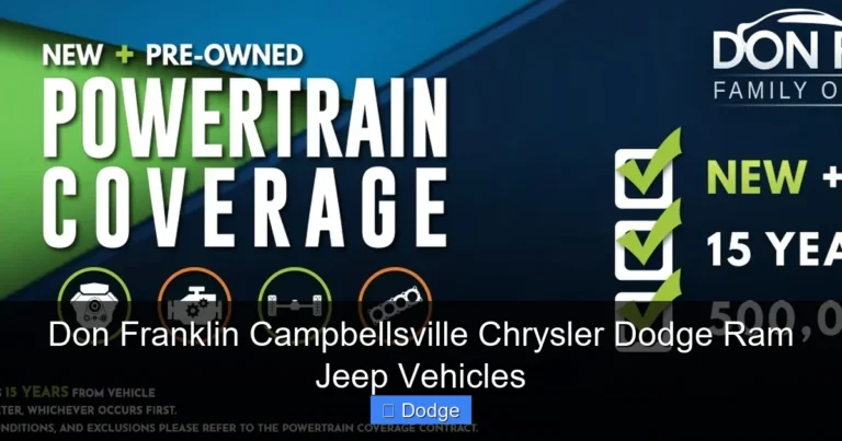 Don Franklin Campbellsville Chrysler Dodge Ram Jeep Vehicles