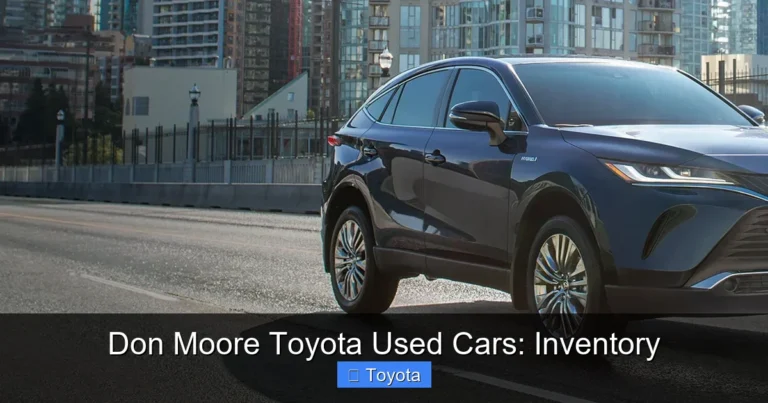 Don Moore Toyota Used Cars: Inventory