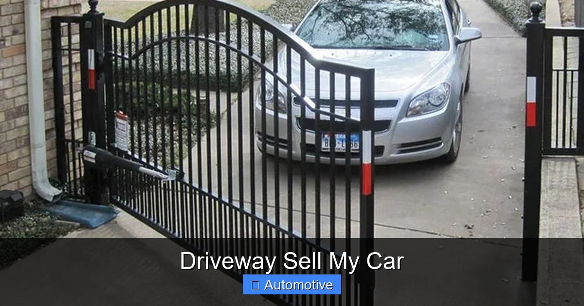 Driveway Sell My Car
