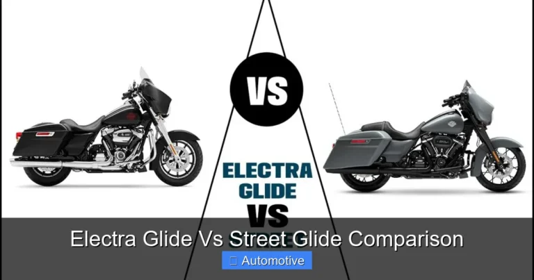 Electra Glide Vs Street Glide Comparison