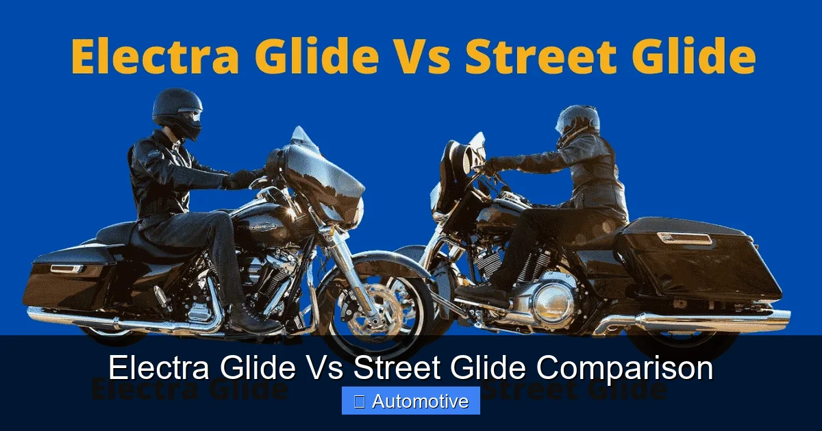 Electra Glide Vs Street Glide Comparison
