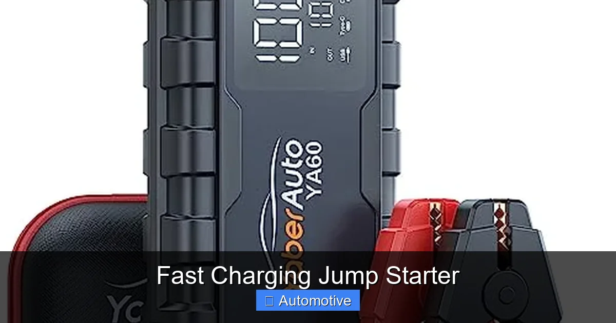 Fast Charging Jump Starter