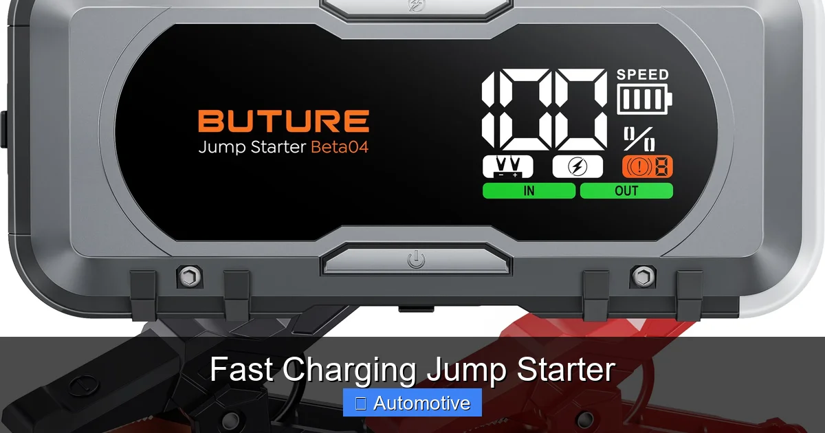 Fast Charging Jump Starter