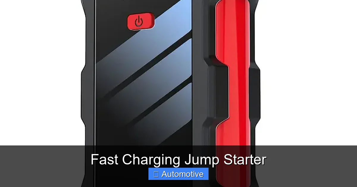 Fast Charging Jump Starter