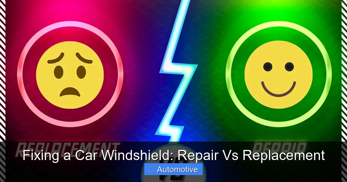 Fixing a Car Windshield: Repair Vs Replacement