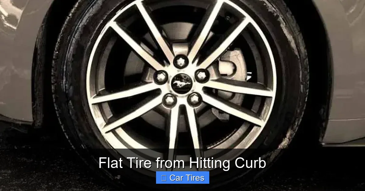 Flat Tire from Hitting Curb