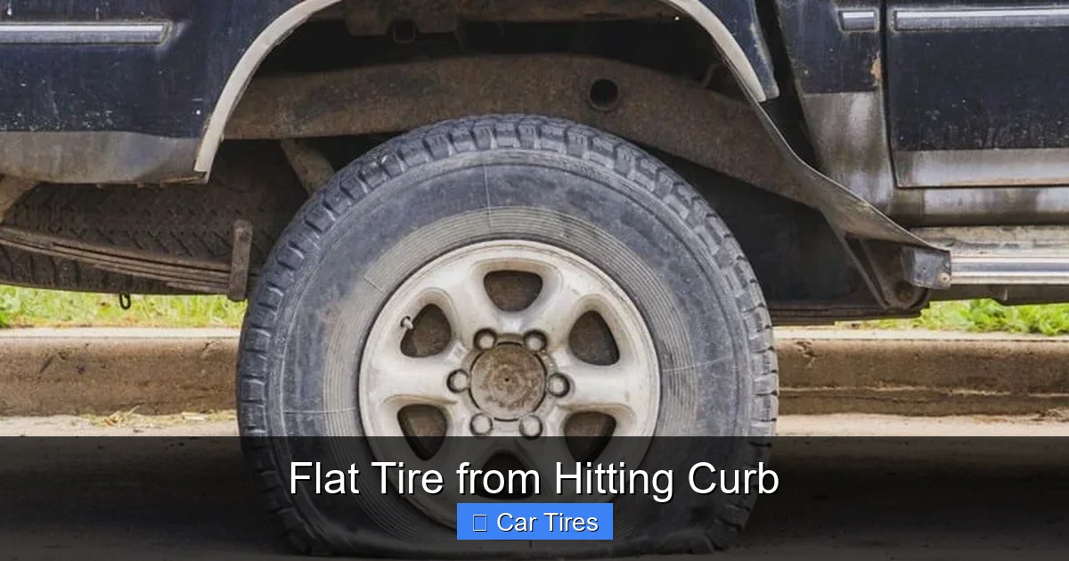 Flat Tire from Hitting Curb