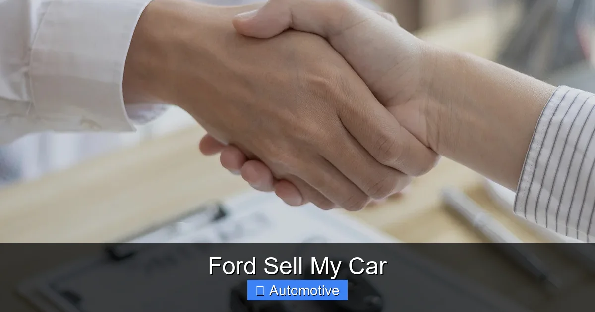 Ford Sell My Car