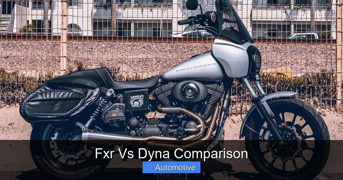 Fxr Vs Dyna Comparison