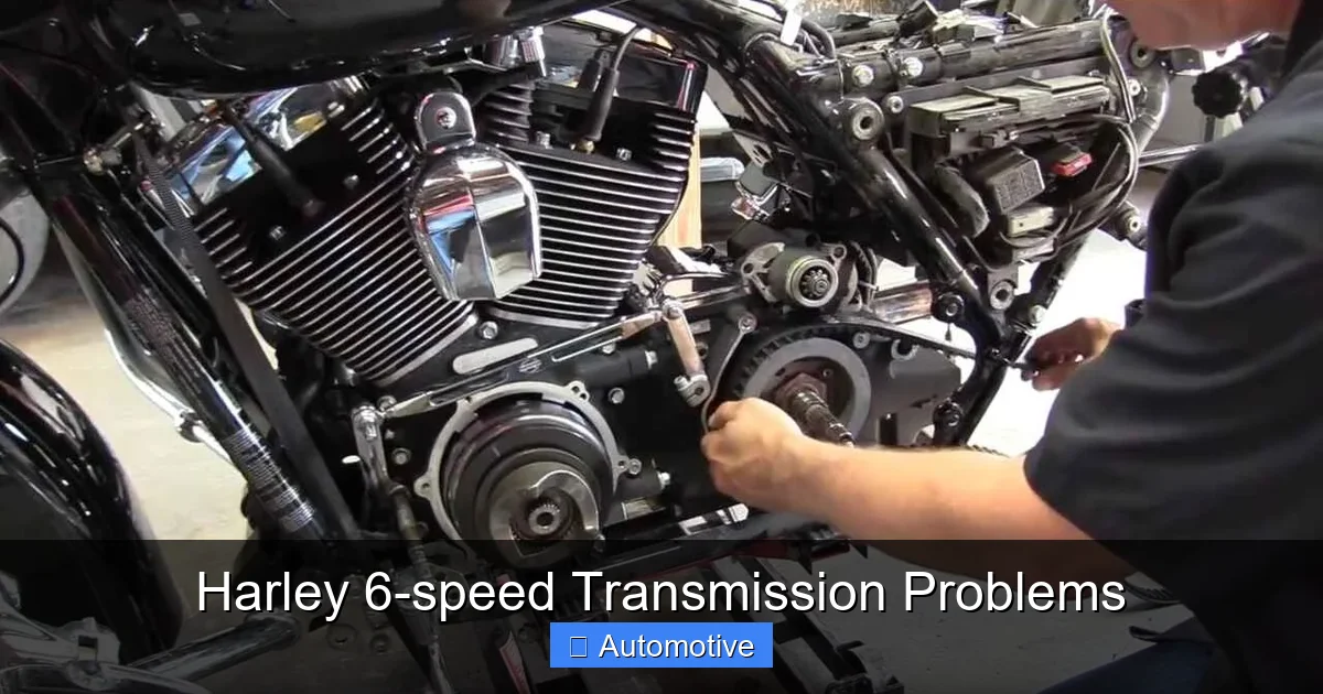 Harley 6-speed Transmission Problems
