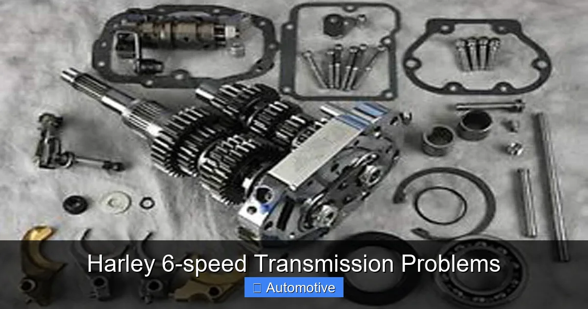 Harley 6-speed Transmission Problems