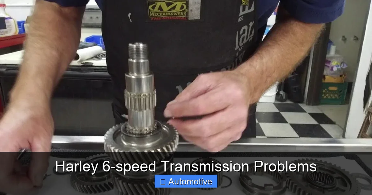 Harley 6-speed Transmission Problems