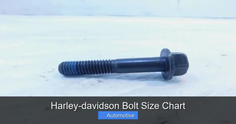 Harley-davidson Bolt Size Chart