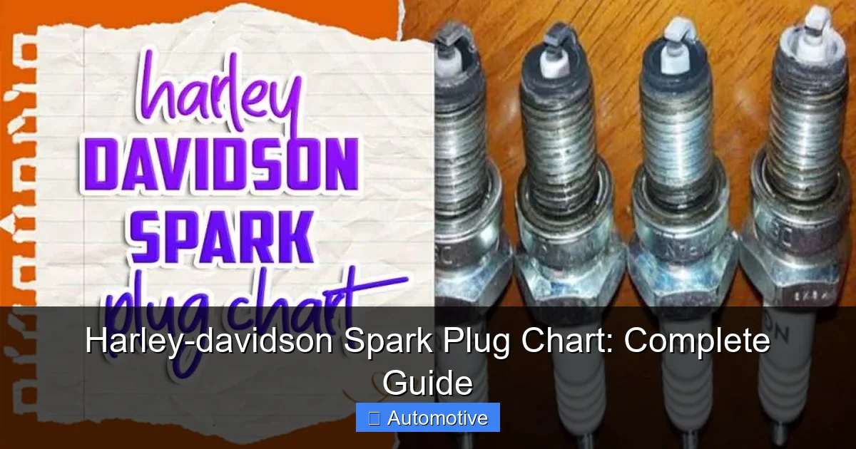 Harley-davidson Spark Plug Chart: Complete Guide