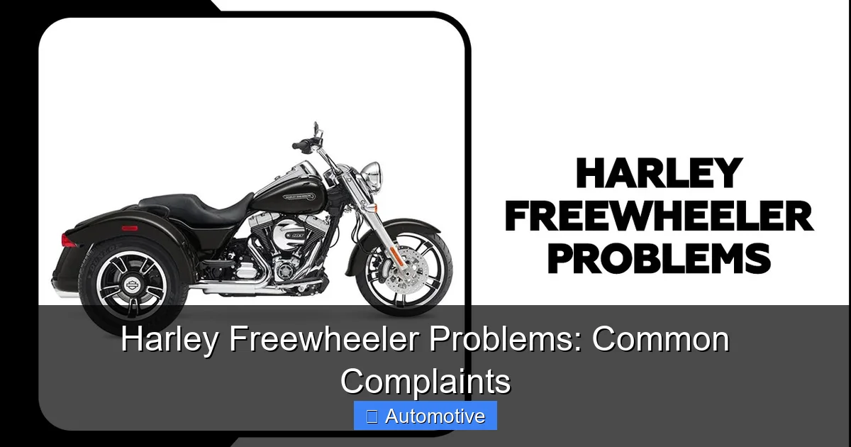 Harley Freewheeler Problems: Common Complaints
