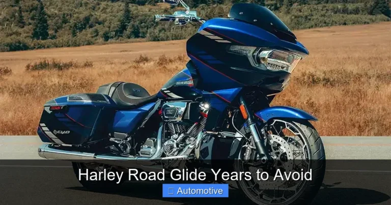 Harley Road Glide Years to Avoid