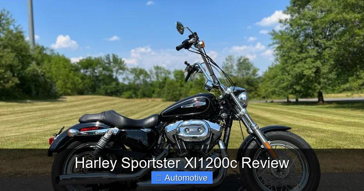 Harley Sportster Xl1200c Review