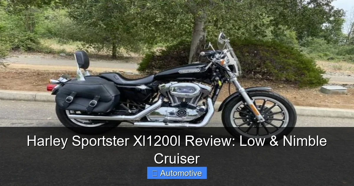 Harley Sportster Xl1200l Review: Low & Nimble Cruiser