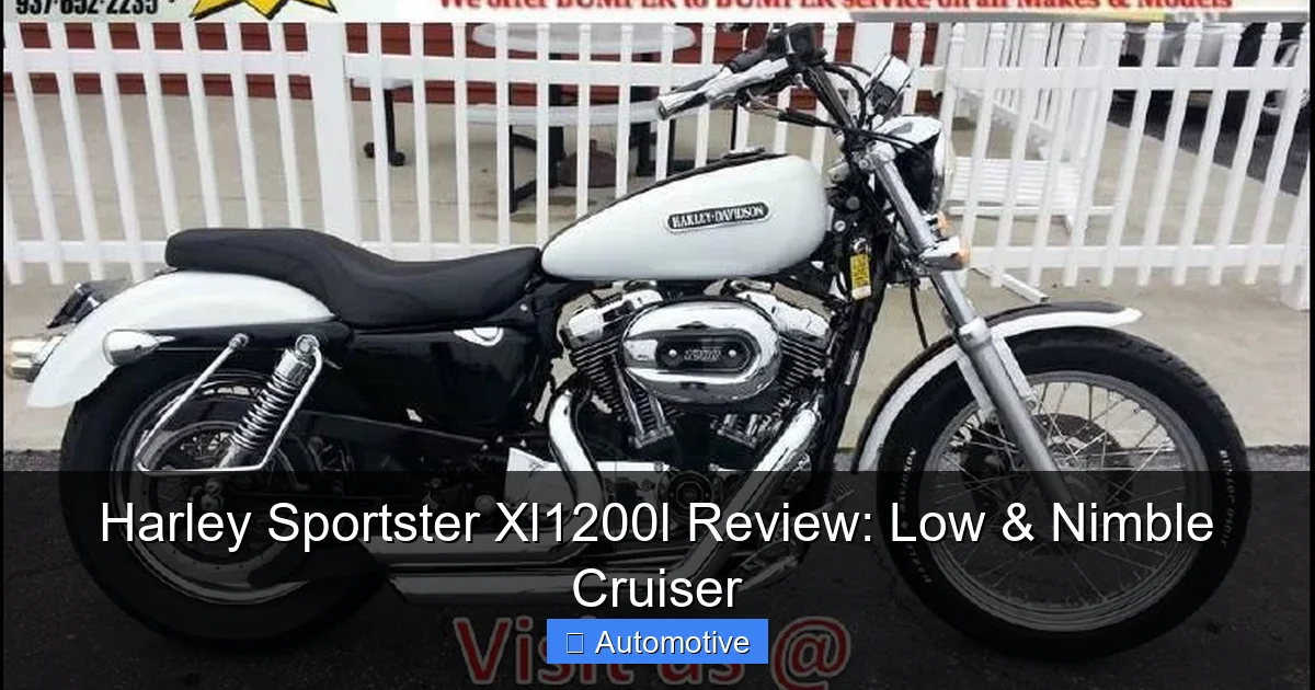 Harley Sportster Xl1200l Review: Low & Nimble Cruiser