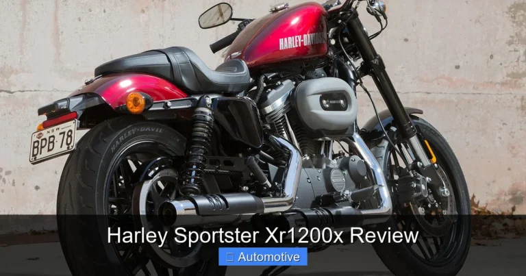 Harley Sportster Xr1200x Review