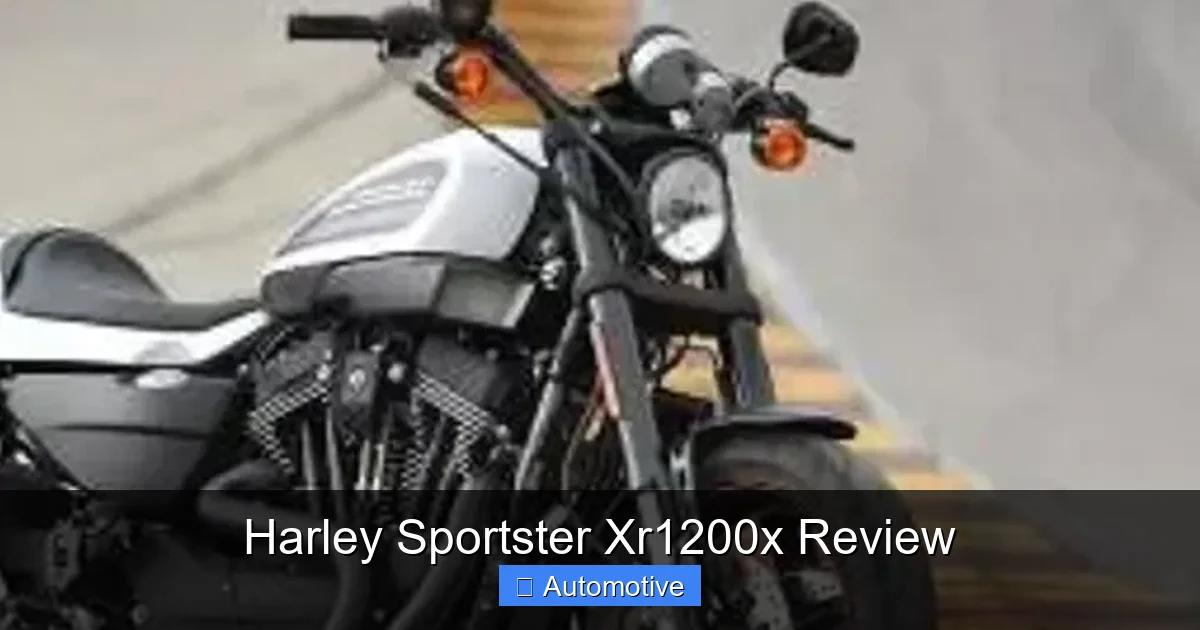 Harley Sportster Xr1200x Review
