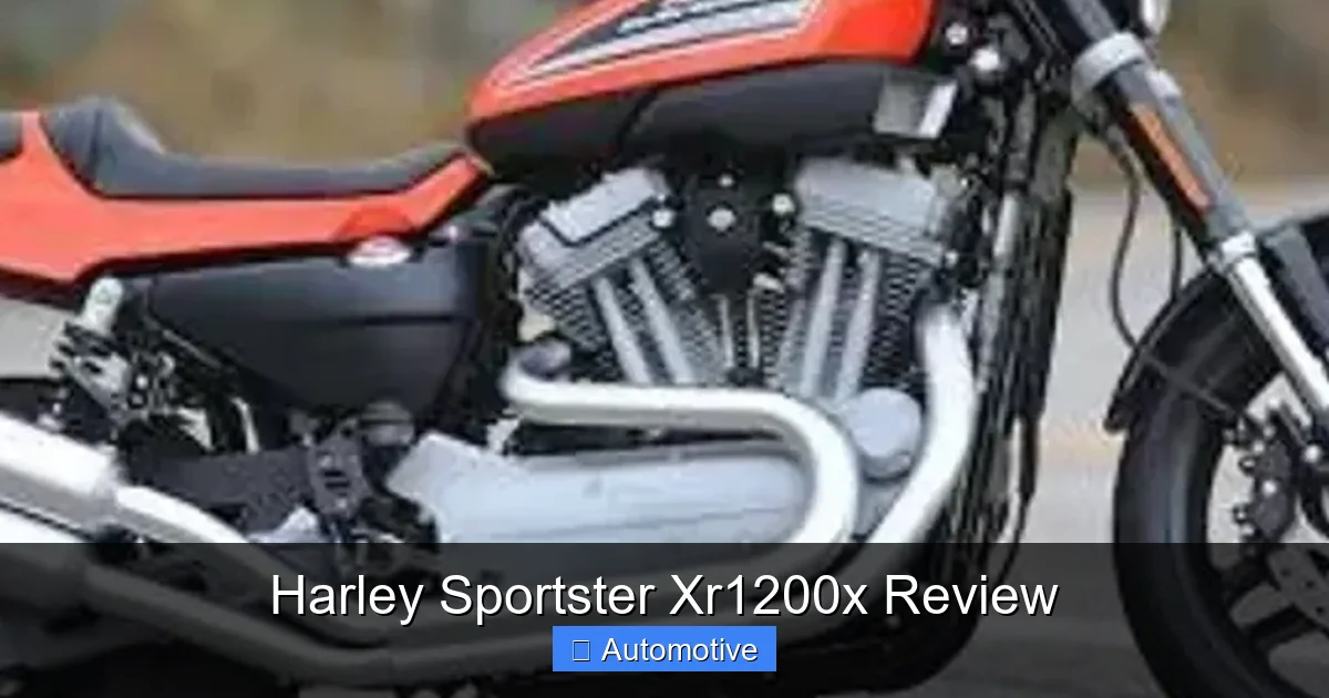 Harley Sportster Xr1200x Review