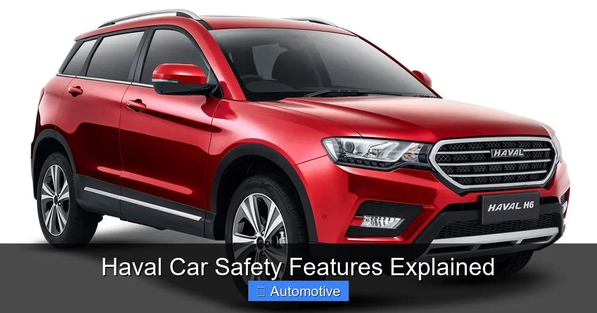 Haval Car Safety Features Explained