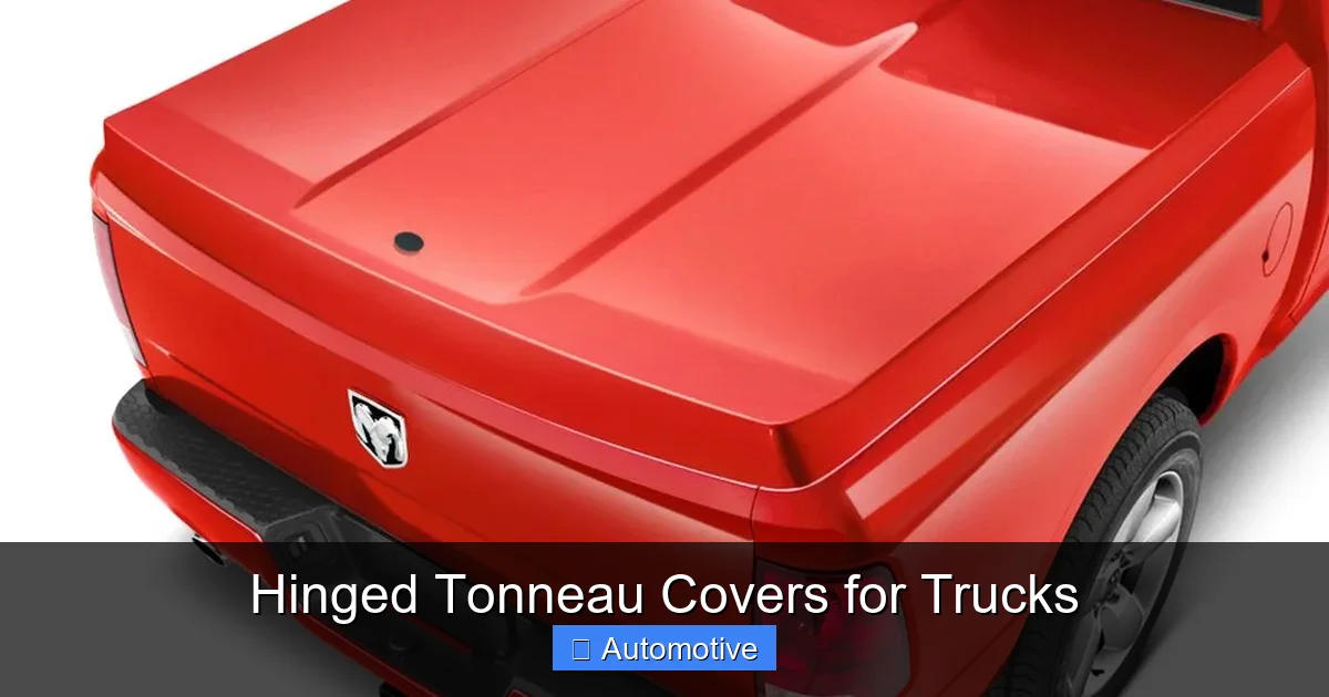 Hinged Tonneau Covers for Trucks
