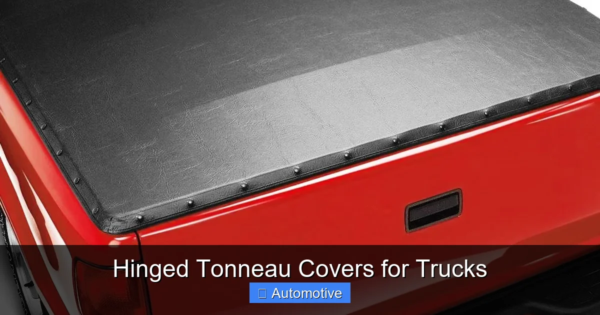 Hinged Tonneau Covers for Trucks