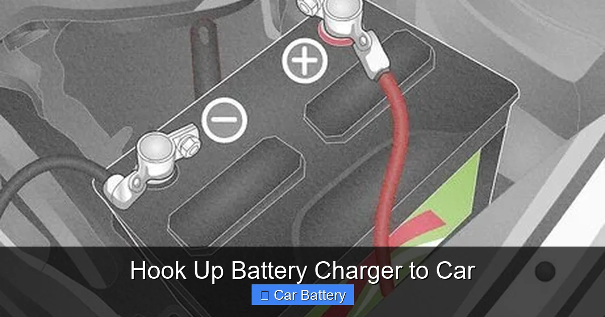 Hook Up Battery Charger to Car