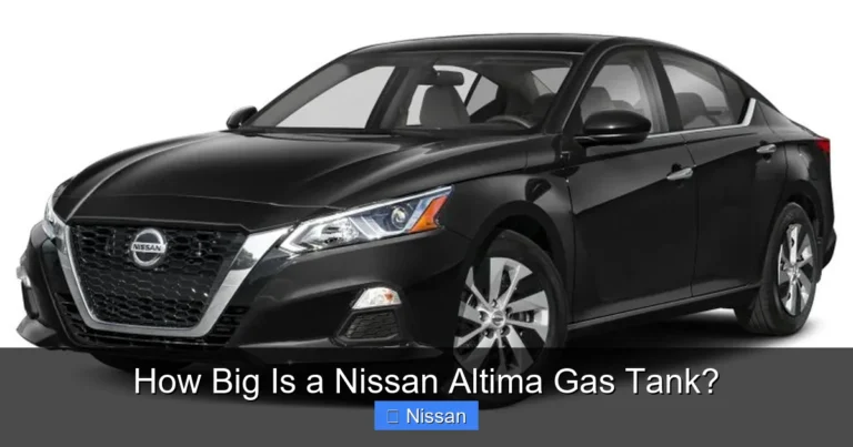 How Big Is a Nissan Altima Gas Tank?