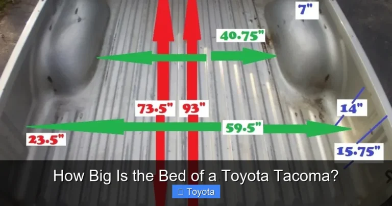 How Big Is the Bed of a Toyota Tacoma?