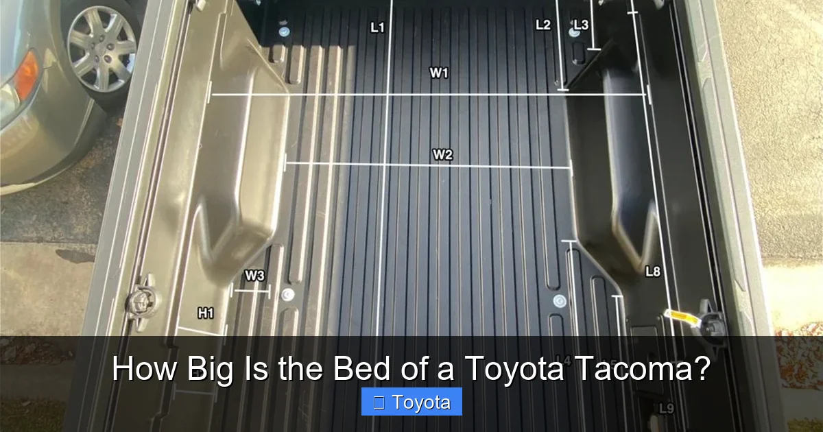 How Big Is the Bed of a Toyota Tacoma?