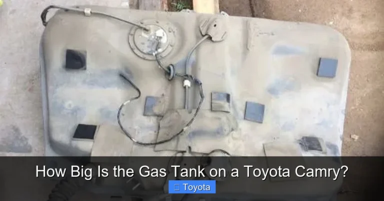 How Big Is the Gas Tank on a Toyota Camry?