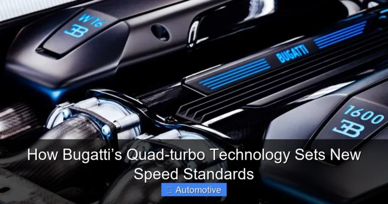 How Bugatti’s Quad-turbo Technology Sets New Speed Standards