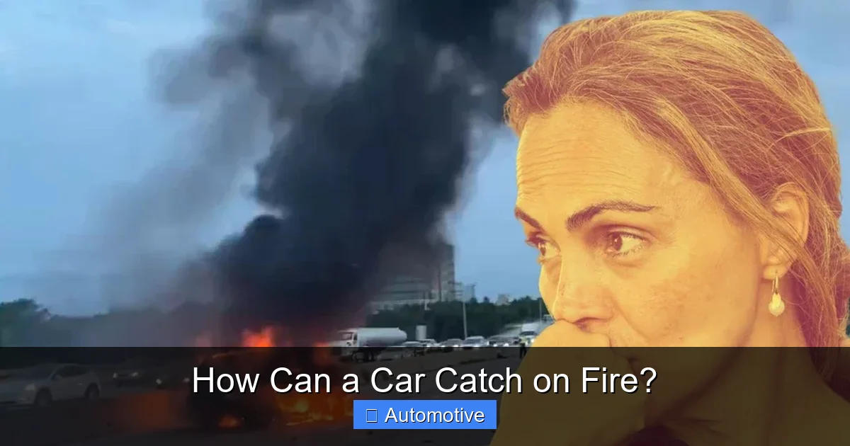 How Can a Car Catch on Fire?