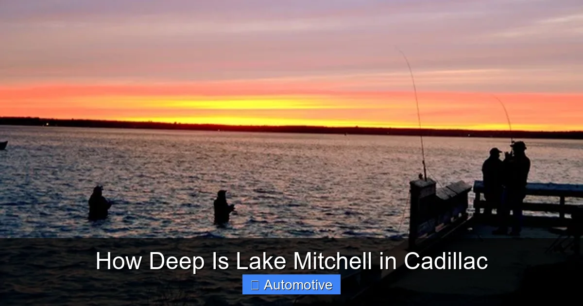 How Deep Is Lake Mitchell in Cadillac