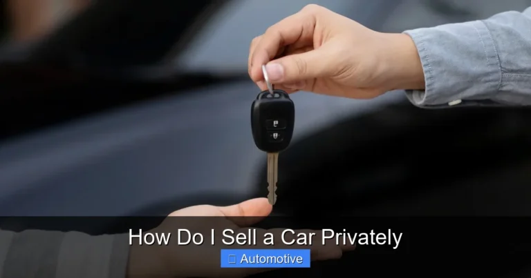 How Do I Sell a Car Privately