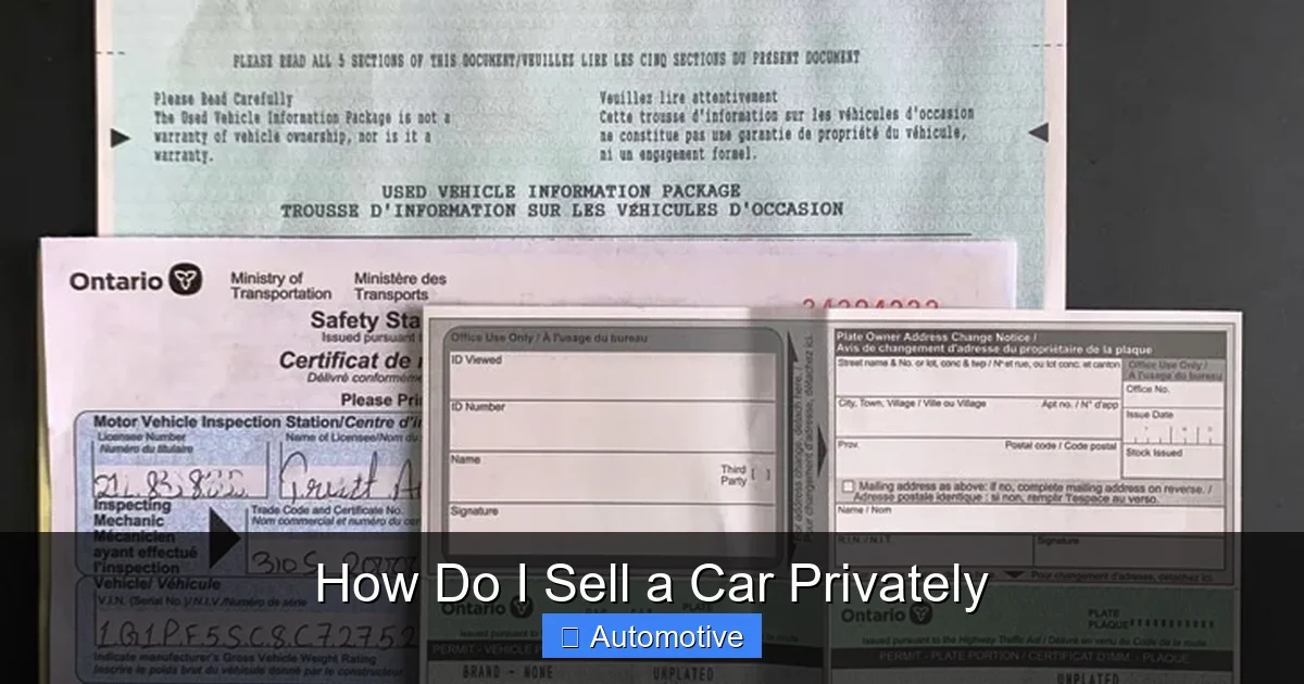 How Do I Sell a Car Privately