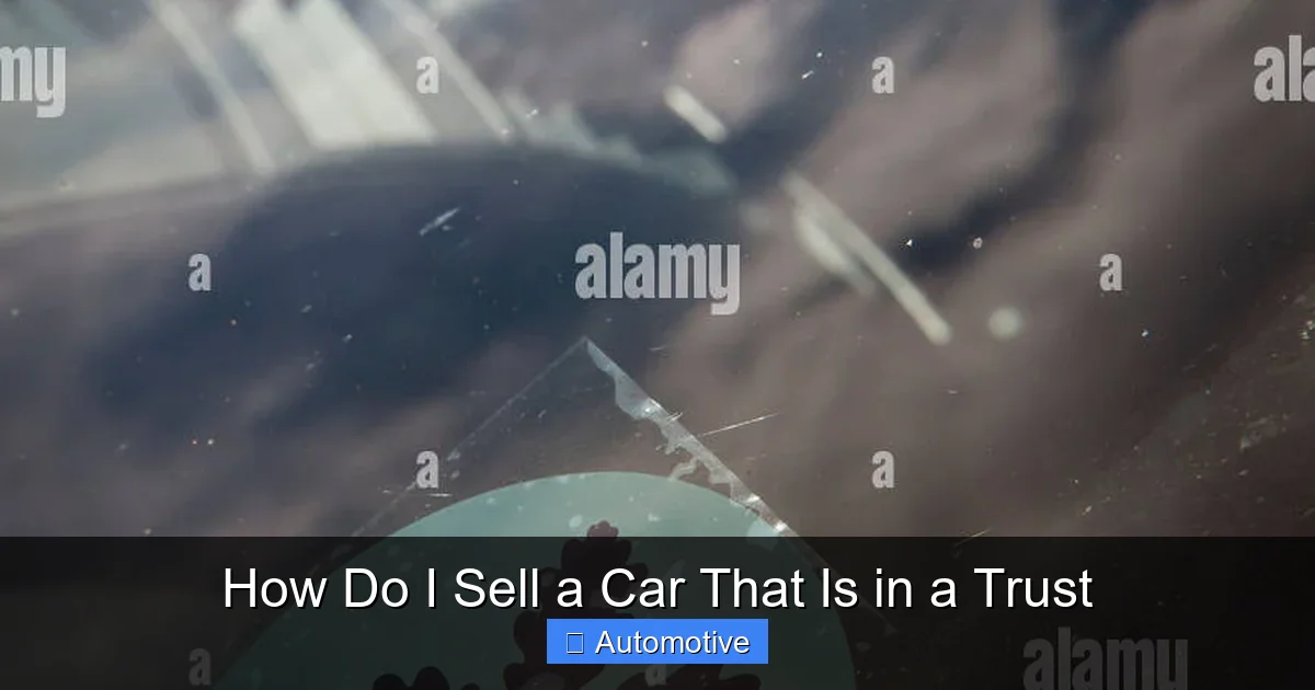 How Do I Sell a Car That Is in a Trust