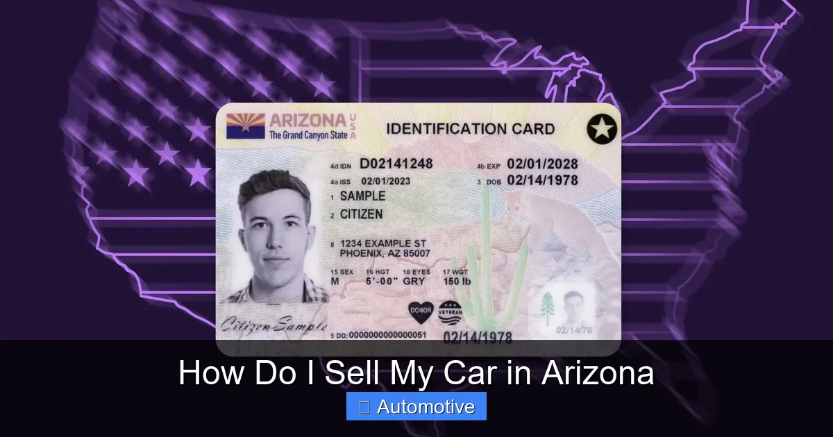 How Do I Sell My Car in Arizona