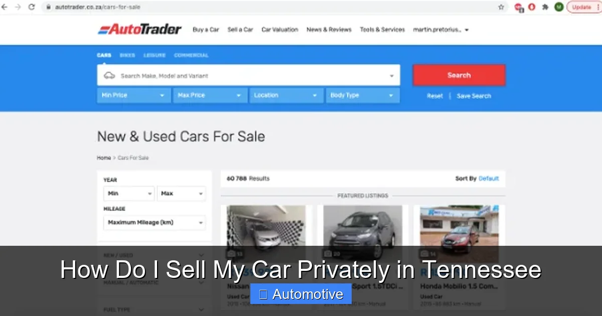 How Do I Sell My Car Privately in Tennessee