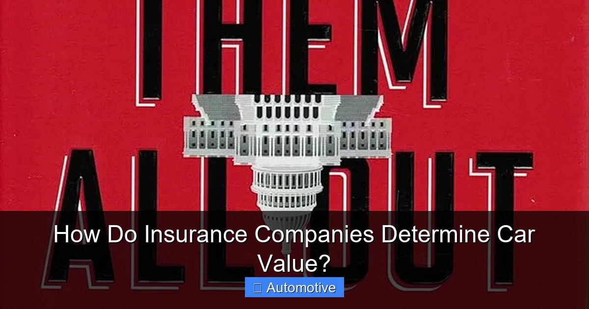 How Do Insurance Companies Determine Car Value?