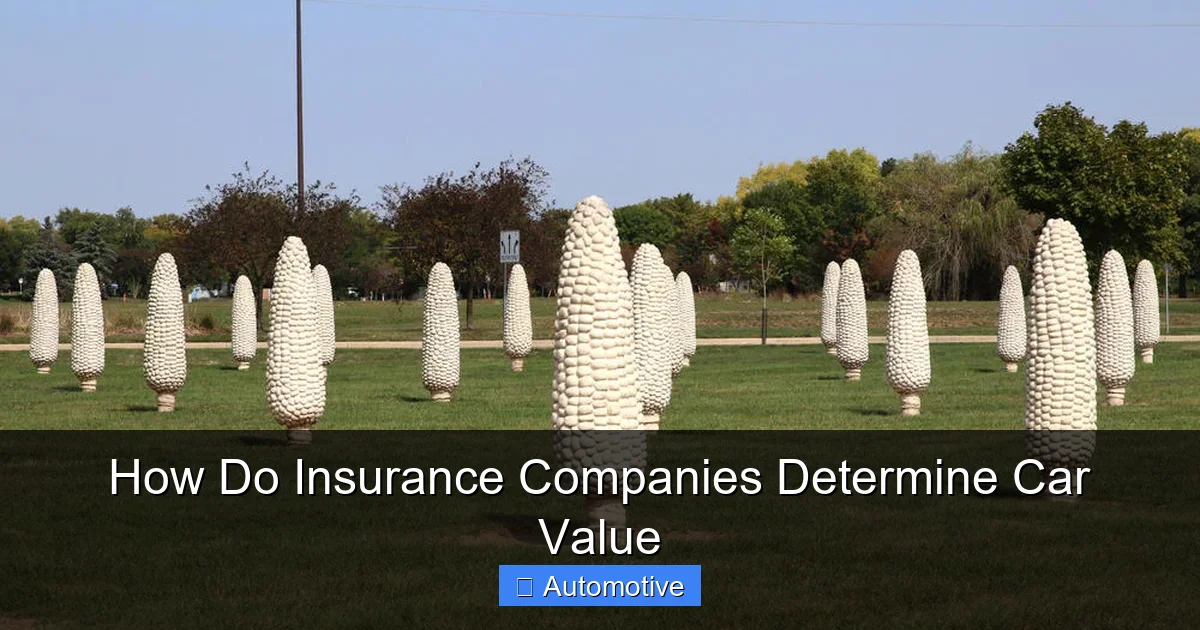 How Do Insurance Companies Determine Car Value