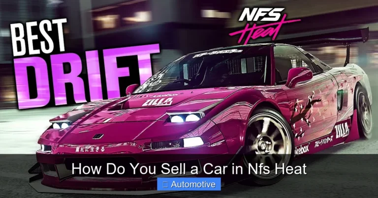 How Do You Sell a Car in Nfs Heat