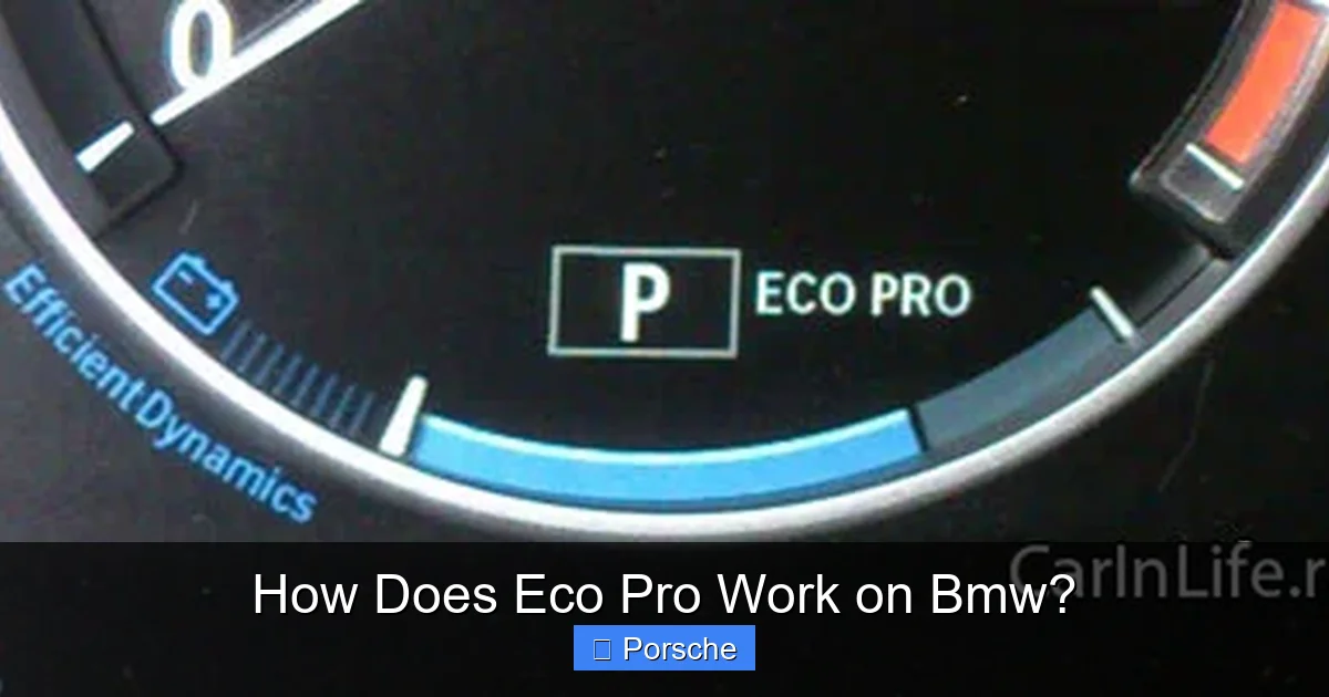 How Does Eco Pro Work on Bmw?