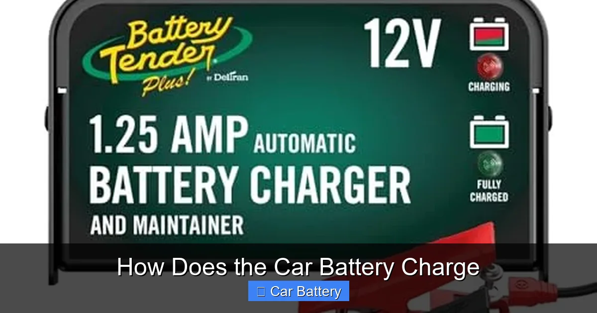 How Does the Car Battery Charge
